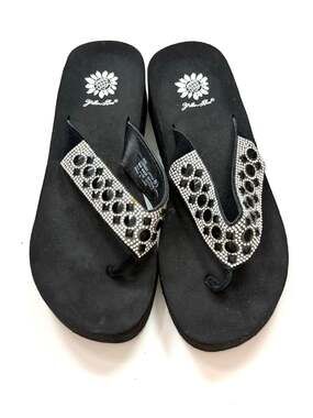 Yellow Box Rise Flip Flop Sandals